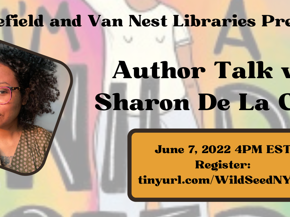 Author Talk with Sharon De La Cruz